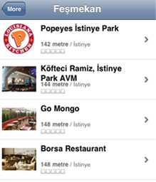 Mynet iphone fe�mekan uygulamas�