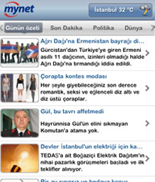 Mynet iphone haber uygulamas�