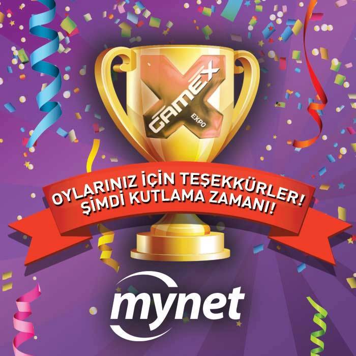 GameX 2015'te 'En İyi Oyun Yayıncı Firma' Mynet!